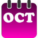 download October clipart image with 315 hue color