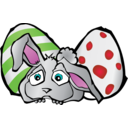 download Bunny clipart image with 0 hue color
