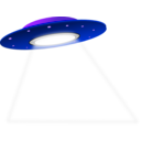 download Ufo clipart image with 225 hue color