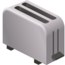 download Isometric Toaster clipart image with 225 hue color