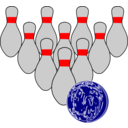 download Bowling Duckpins clipart image with 0 hue color