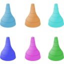 download Game Markers clipart image with 180 hue color