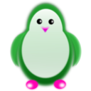 download Penguin clipart image with 270 hue color