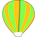 download Hot Air Balloon Work In Progress clipart image with 45 hue color