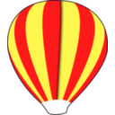 download Hot Air Balloon Work In Progress clipart image with 0 hue color