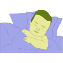 download Sleeping clipart image with 45 hue color