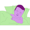download Sleeping clipart image with 270 hue color
