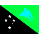 download Flag Of Papaua New Guinea clipart image with 135 hue color