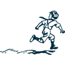download Running Boy clipart image with 0 hue color
