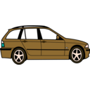 download Bmw Touring clipart image with 180 hue color