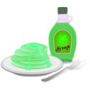 download Pancakes clipart image with 90 hue color