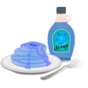 download Pancakes clipart image with 180 hue color