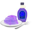 download Pancakes clipart image with 225 hue color