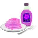 download Pancakes clipart image with 270 hue color