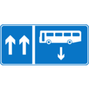download Roadsign Bus Opposite clipart image with 0 hue color