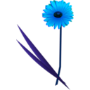 download Flowers Gerbera clipart image with 180 hue color