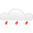 download Rain clipart image with 180 hue color