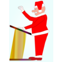 download Santa 2 clipart image with 0 hue color