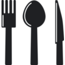 download Kitchen Icon Knife Spoon Fork clipart image with 225 hue color