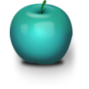 download Photorealistic Green Apple clipart image with 90 hue color