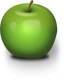 Photorealistic Green Apple