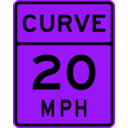 download Curve Speed 20 clipart image with 225 hue color