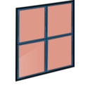 download Window clipart image with 180 hue color