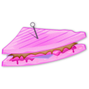 download Sandwich clipart image with 270 hue color