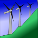 download Windmills clipart image with 45 hue color