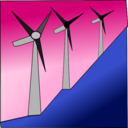 download Windmills clipart image with 135 hue color