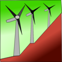 download Windmills clipart image with 270 hue color