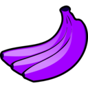 download Bananas clipart image with 225 hue color