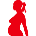 download Pregnancy Silhouet clipart image with 45 hue color