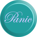download Elegant Panic Button clipart image with 180 hue color