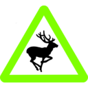 download Roadsign Bambi clipart image with 90 hue color
