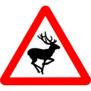 download Roadsign Bambi clipart image with 0 hue color