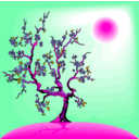 download Sakura 2 clipart image with 270 hue color