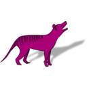 download Thylacine clipart image with 270 hue color