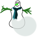 download Snowman No Shadow clipart image with 90 hue color