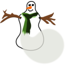 download Snowman No Shadow clipart image with 0 hue color