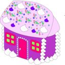 download Sweet House clipart image with 270 hue color