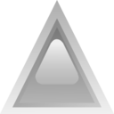 Led Triangular Grey