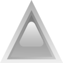 download Led Triangular Grey clipart image with 0 hue color