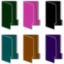 download Folder Icon Color clipart image with 270 hue color