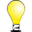 download Light Bulb clipart image with 0 hue color