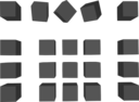 Simple Grey Cubes