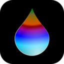 download Rainbow Drop clipart image with 180 hue color