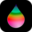 download Rainbow Drop clipart image with 315 hue color
