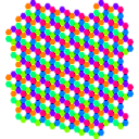 download Hexagon Colorful clipart image with 90 hue color
