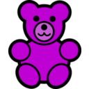 download Teddy Bear Icon clipart image with 270 hue color